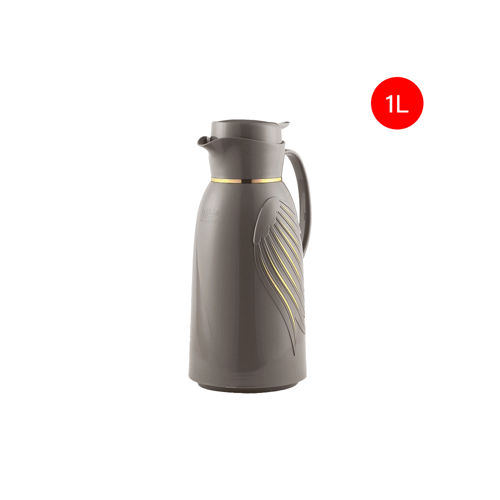 مانا بروز ثلاجة حافظ للحرارة سعة 1 لتر- رمادي