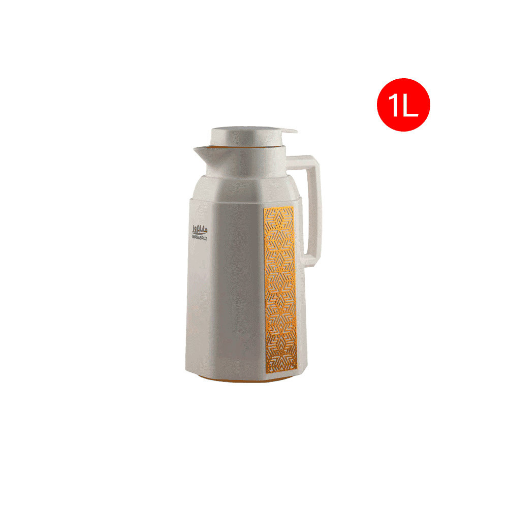 مانا بروز ثلاجة حافظ للحرارة سعة 1 لتر- متعدد الألوان