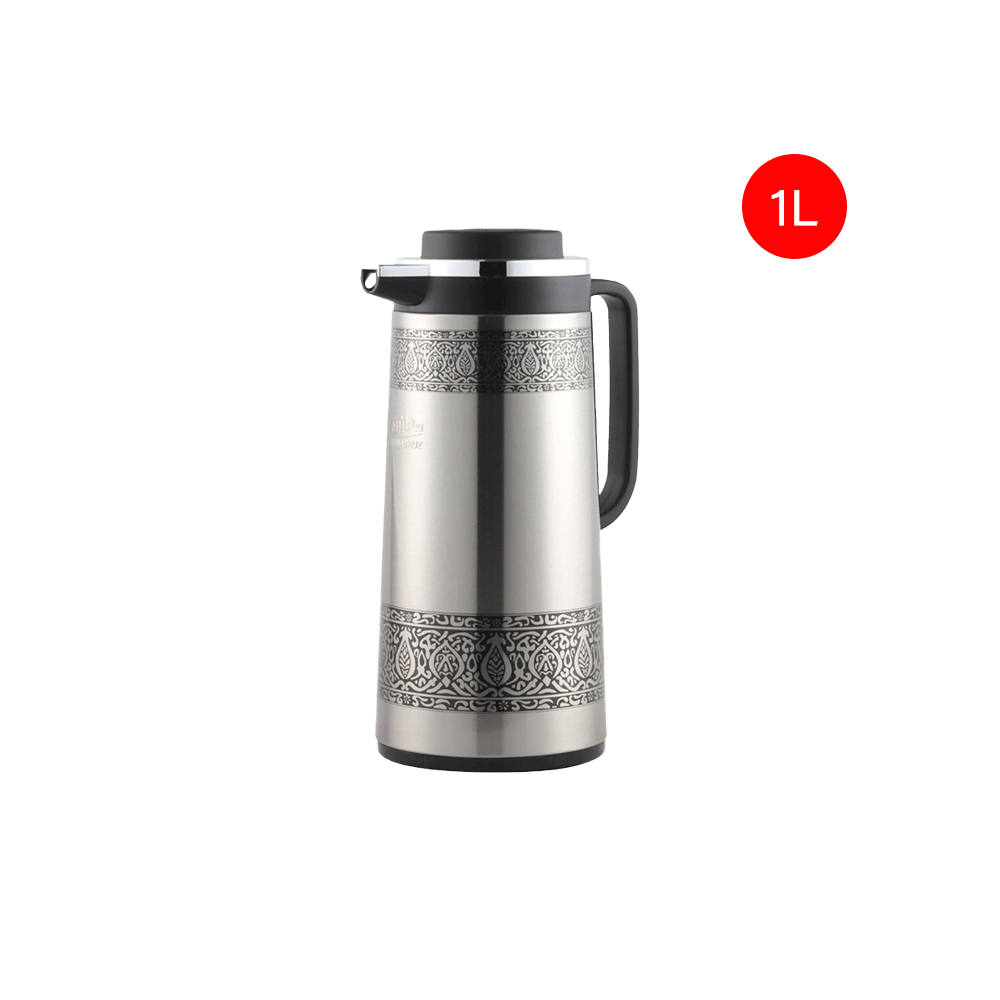 مانا بروز ثلاجة حافظ للحرارة استانلس استيل 1 لتر - متعدد اللألوان