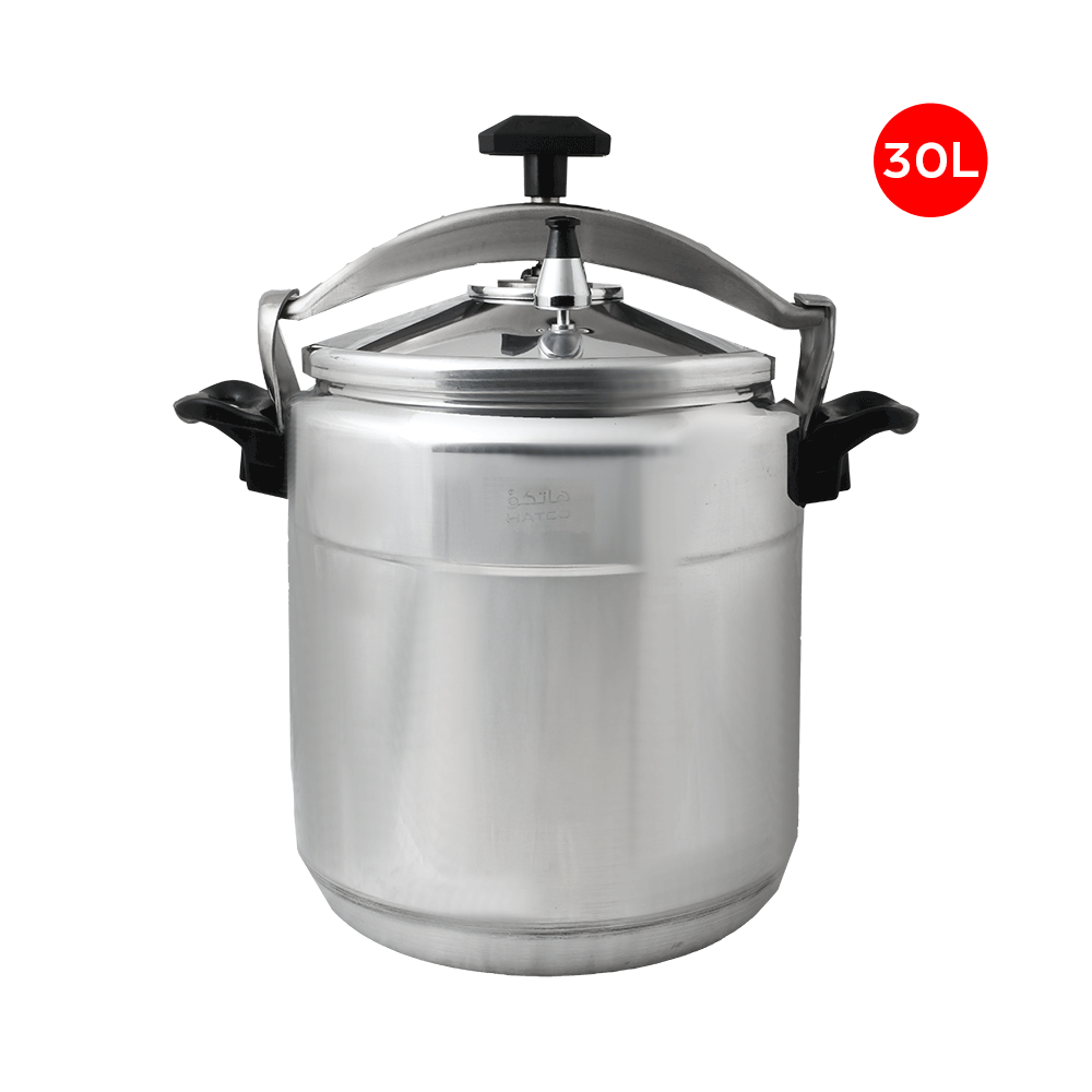 قدر ضغط من الستانلس ستيل بسعة 30 لتر - فضي