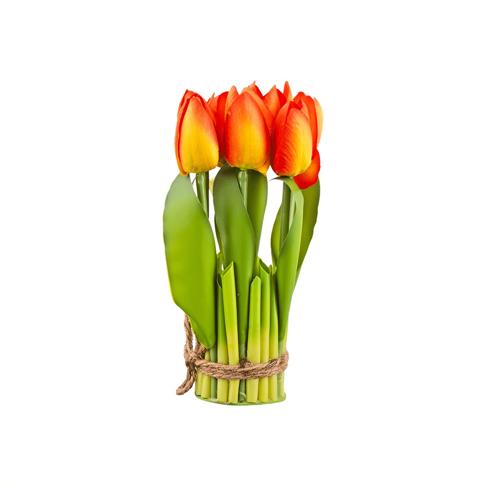 باقة زهور توليب اصطناعية