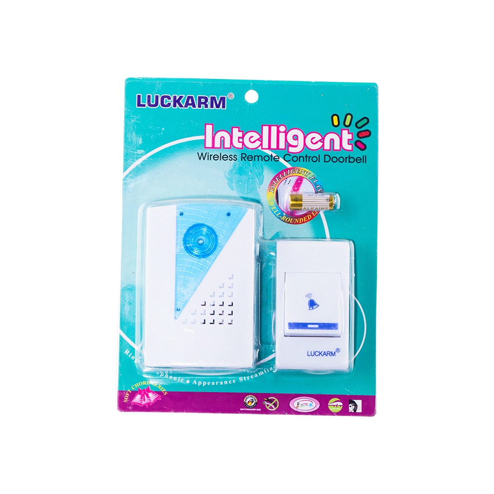 جرس باب لاسلكي ذكي - متعدد الألوان