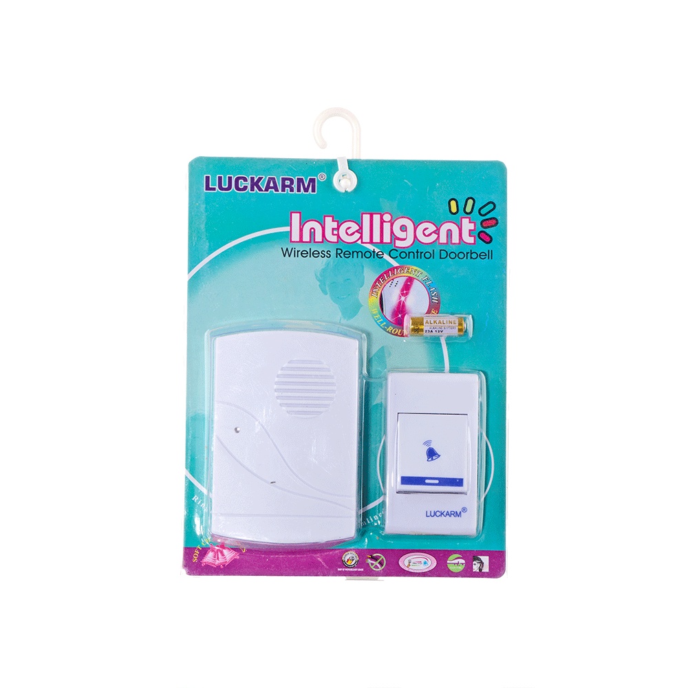جرس باب لاسلكي ذكي - ابيض