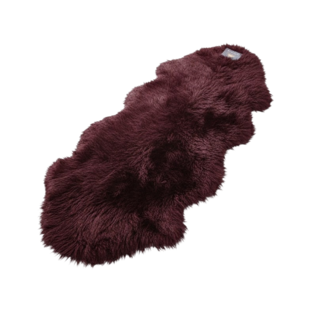 بساط فراء اصطناعي كثيف ناعم بشكل متعرج 