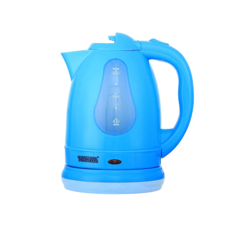 غلاية كهربائية تكاوا بقوة 2000 واط وبسعة 2.0 لتر موديل TI-K184 - أزرق