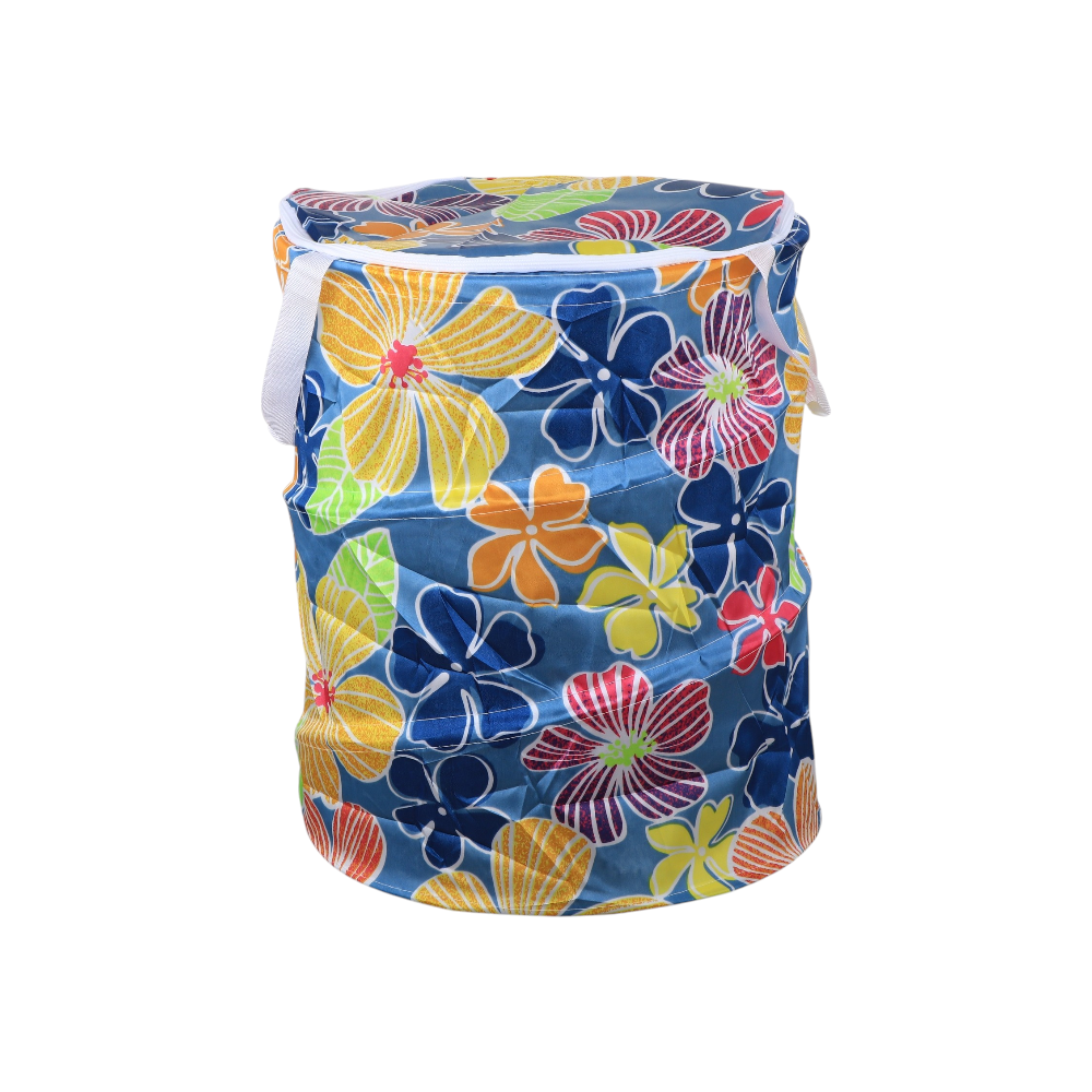 سلة غسيل قماشية قابلة للطي تصميم مستطيلة متعددة الاستخدام كبيرة - متعدد الألوان