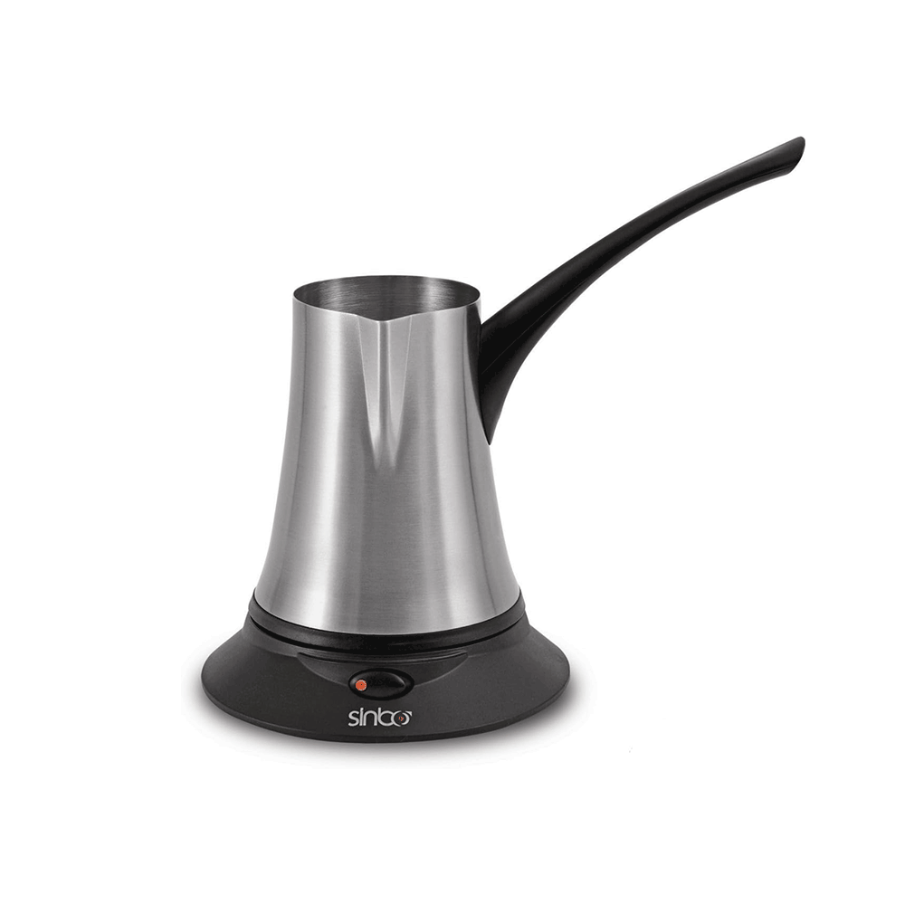 غلاية قهوة تركية سينبو لا سلكية قوة 800 وات سعة 400 مل موديل SCM 2916 - أسود 