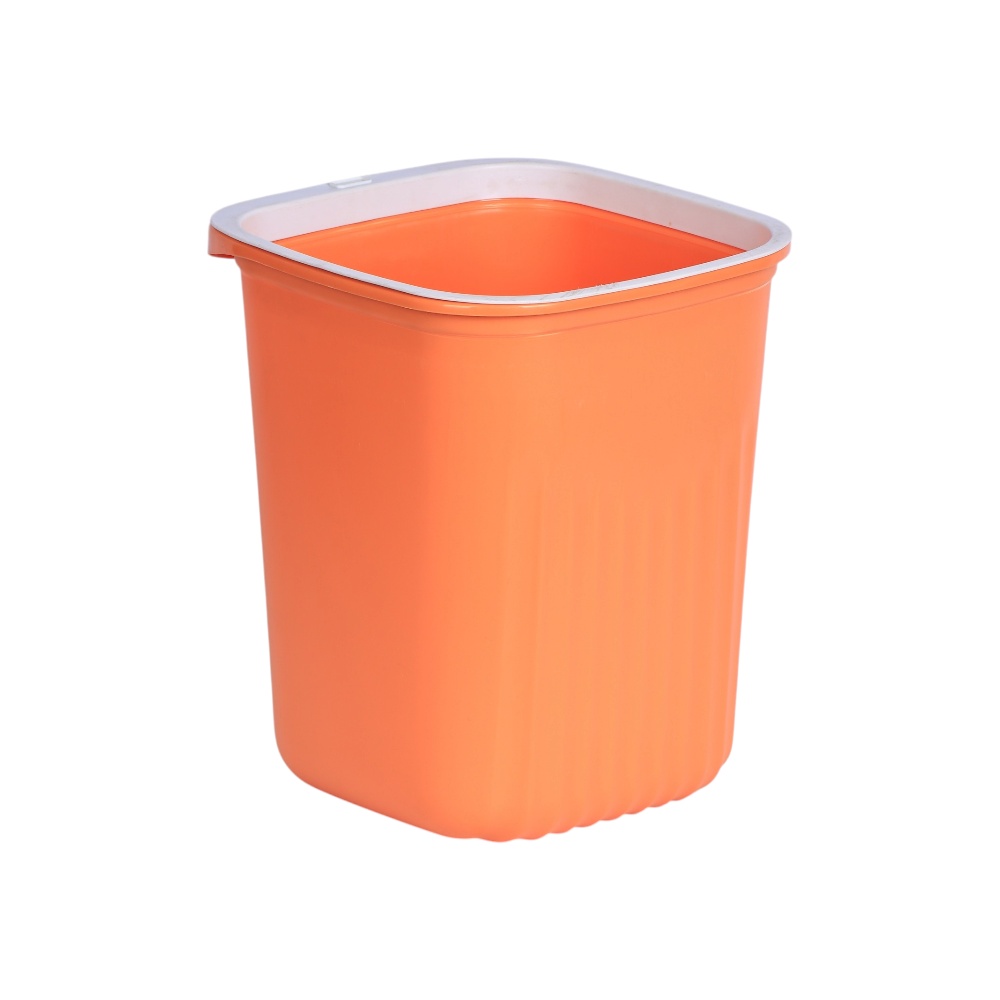 سلة مهملات بلاستيك موديل 1345 - برتقالي