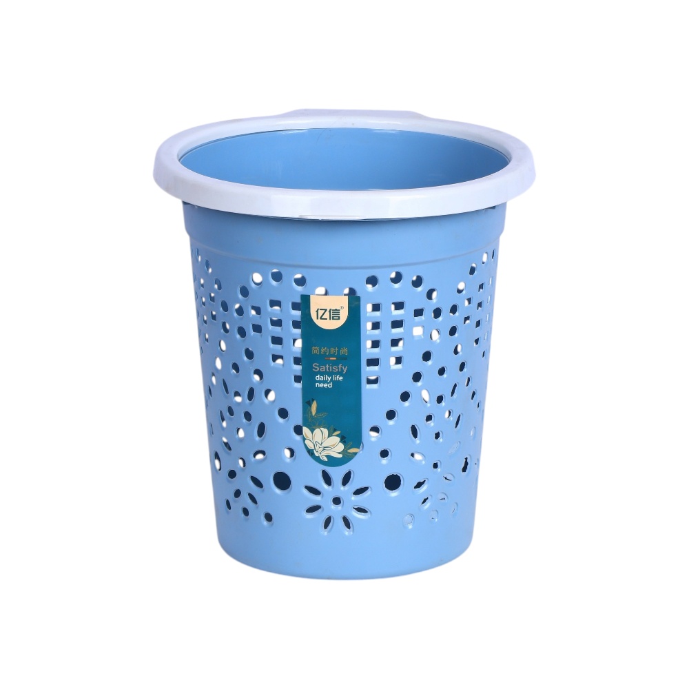 سلة مهملات بلاستيك موديل 916 - أزرق