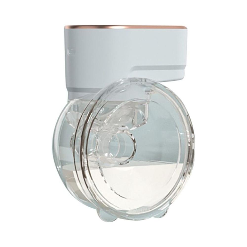 كيدل مضخة ثدي كهربائية شفافة وذكية قابلة للارتداء - ابيض