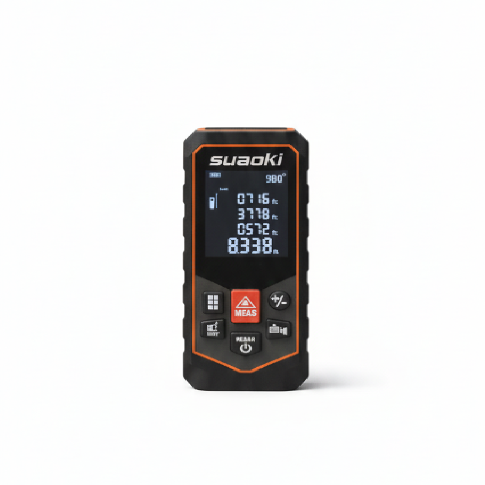 جهاز قياس المسافة بالليزر هاردن من 0.2 إلى 40 متر  - أسود 