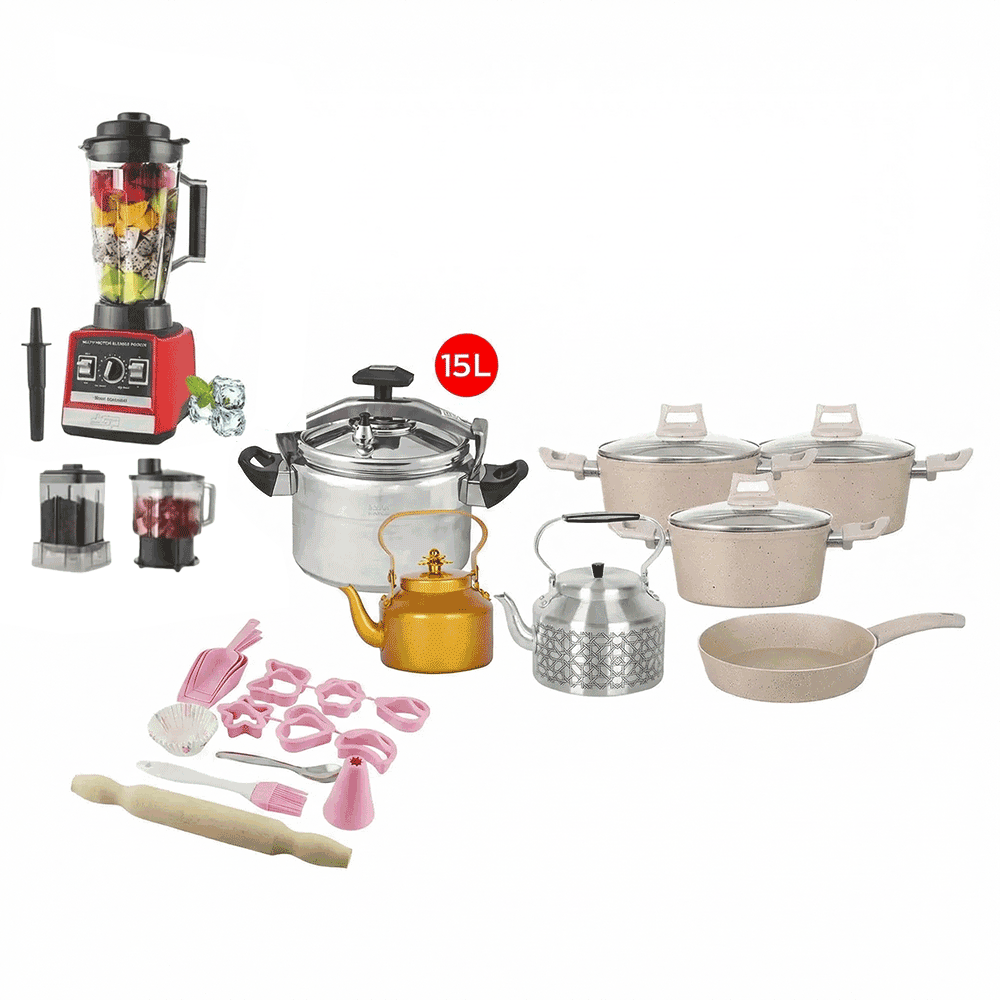 باكج أدوات المطبخ الأساسية 6×1