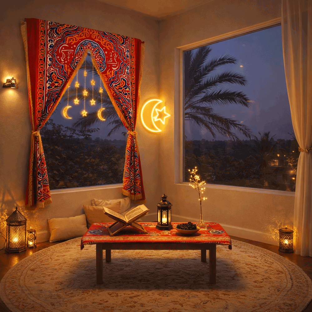 باكج زينة رمضان المتكامل -  7 قطع