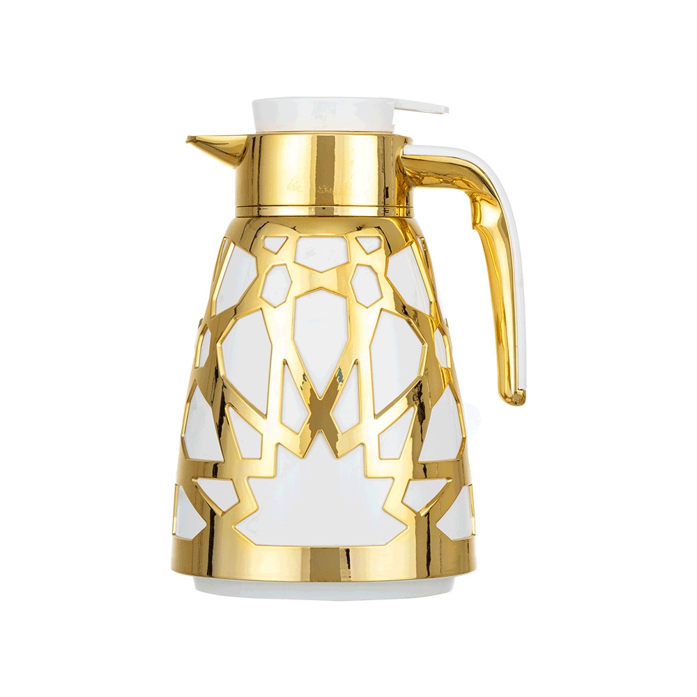 ثلاجة شاي مذهب هندسي راقي - 1 لتر