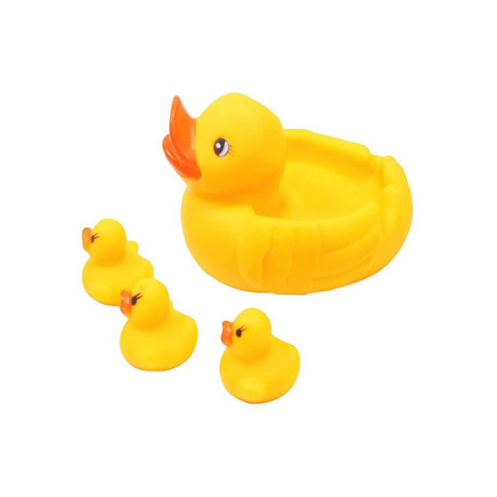  طقم ألعاب استحمام بتصميم بطة - 3 قطع