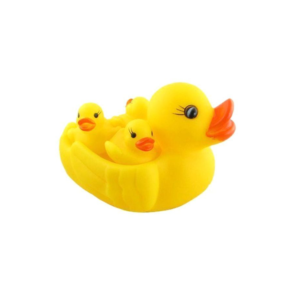 بيوينتي مجموعة ألعاب استحمام بطة - 4 قطع