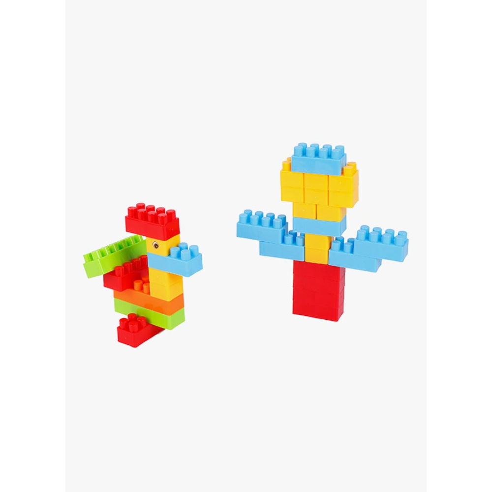 جولد كيدز طقم مكعبات بناء 320 قطعة مع حقيبة واسعة