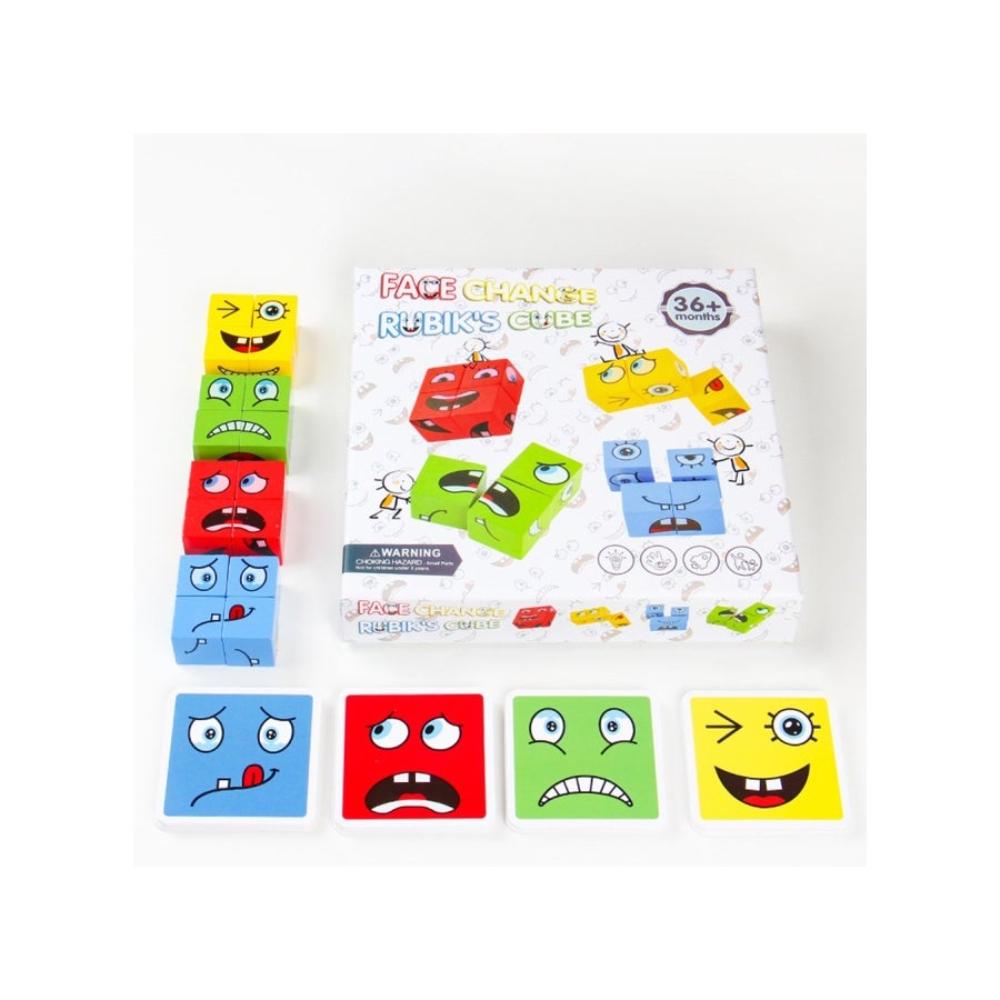  لعبة مكعب تغيير الوجه للتعليم المنطقي المبكر