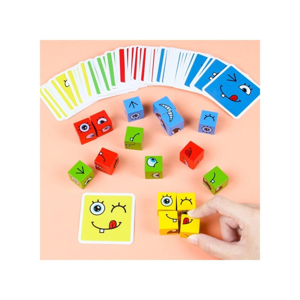  لعبة مكعب تغيير الوجه للتعليم المنطقي المبكر