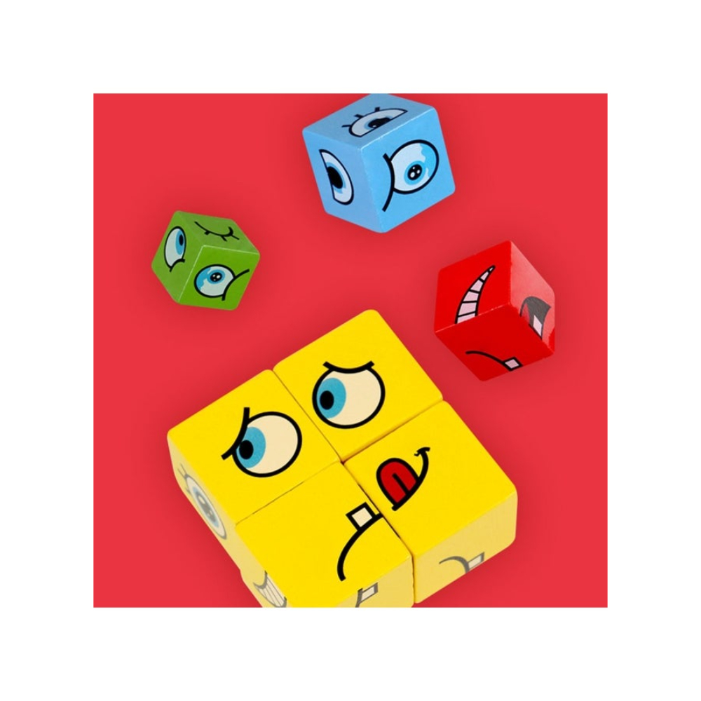  لعبة مكعب تغيير الوجه للتعليم المنطقي المبكر