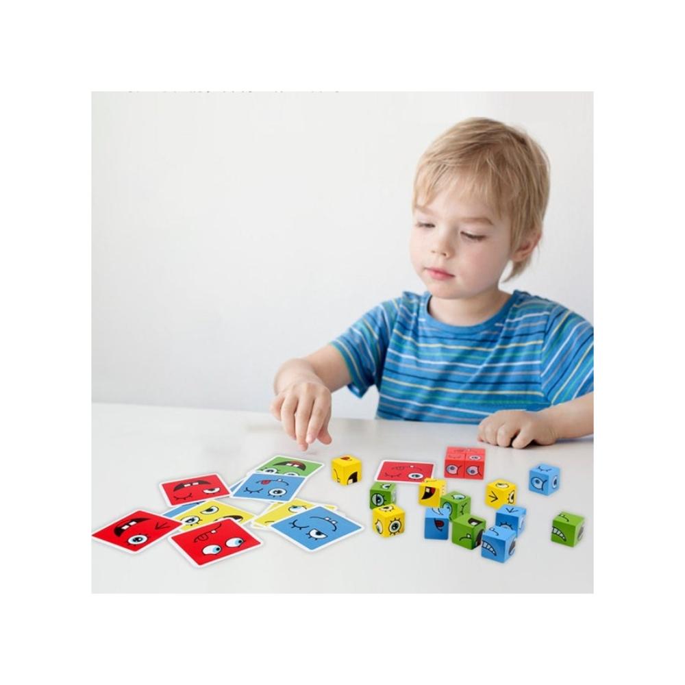  لعبة مكعب تغيير الوجه للتعليم المنطقي المبكر