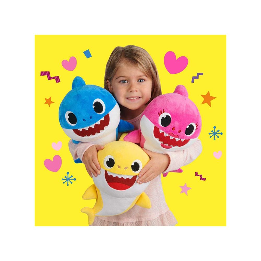  دمية محشوة سمكة قرش ناعمة - 6.9 × 8.3 × 11 بوصة 