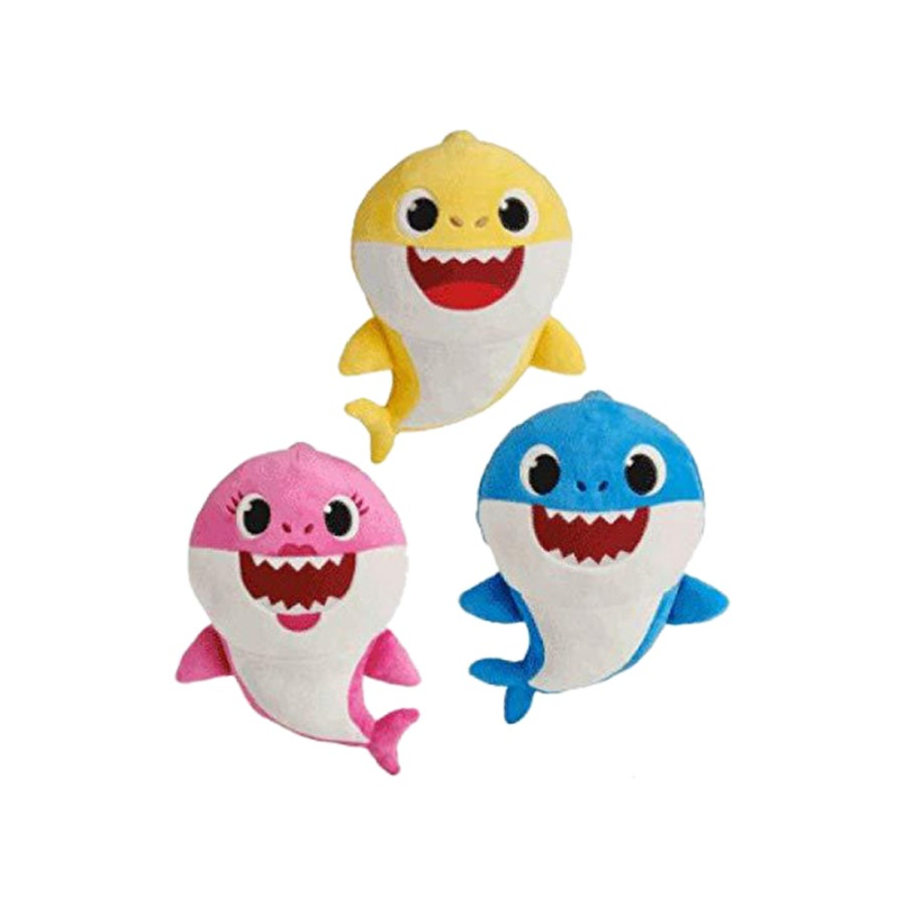 دمية محشوة سمكة قرش ناعمة - 6.9 × 8.3 × 11 بوصة 