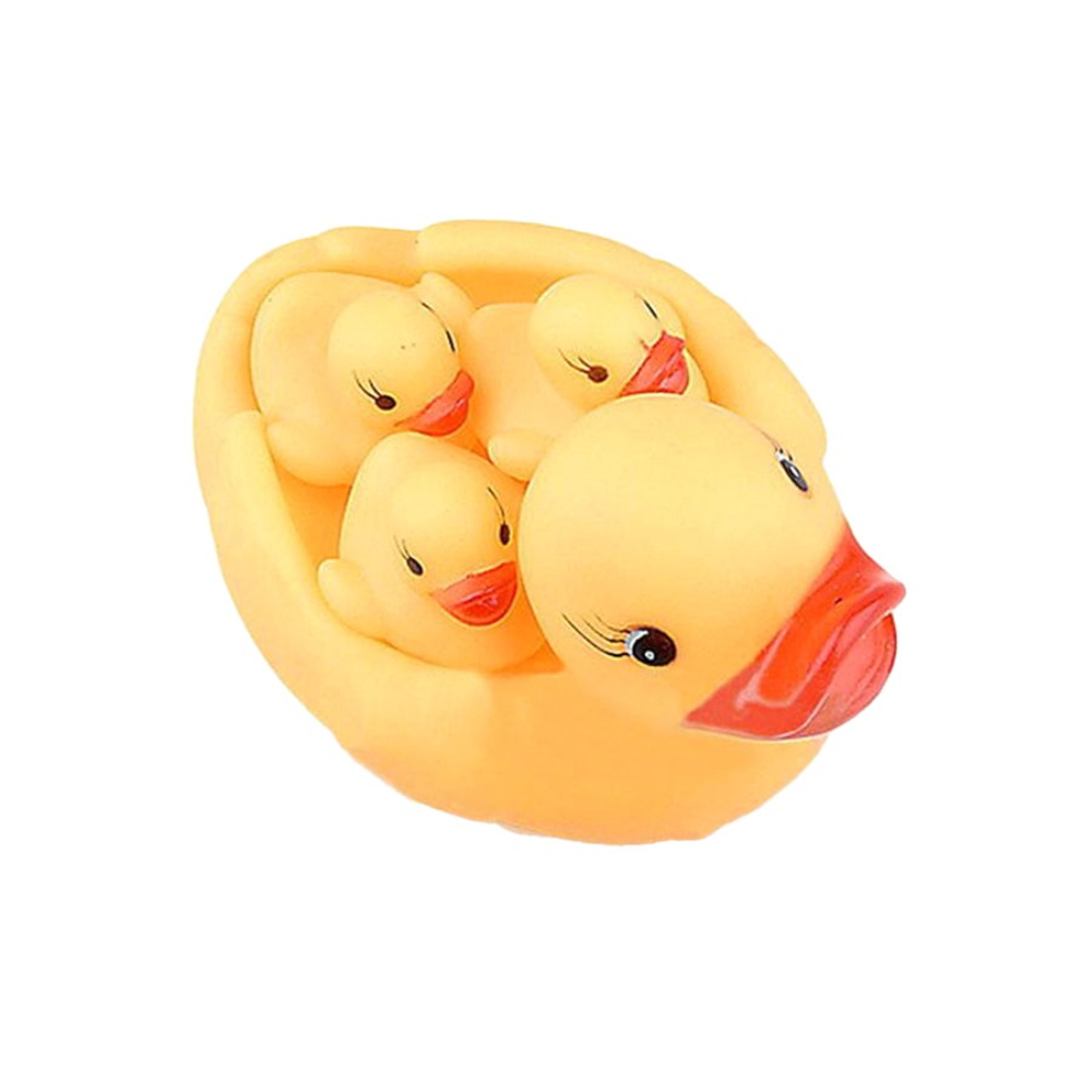  طقم دمى بط للحمام - 4 قطع