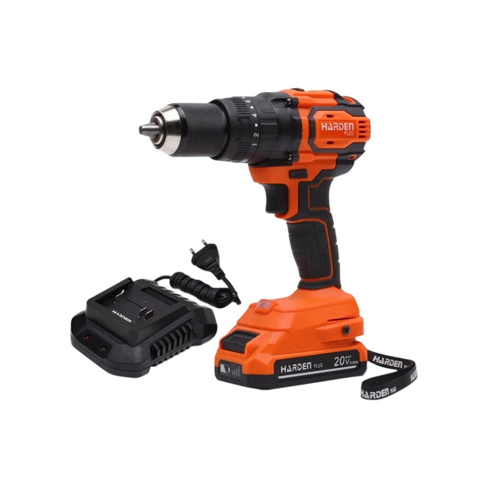 هاردن مثقاب طرق لاسلكي بدون فرشاة 20 فولت -  متعدد الألوان