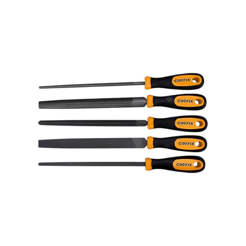 مجموعة مبارد فولاذية - 5 قطع