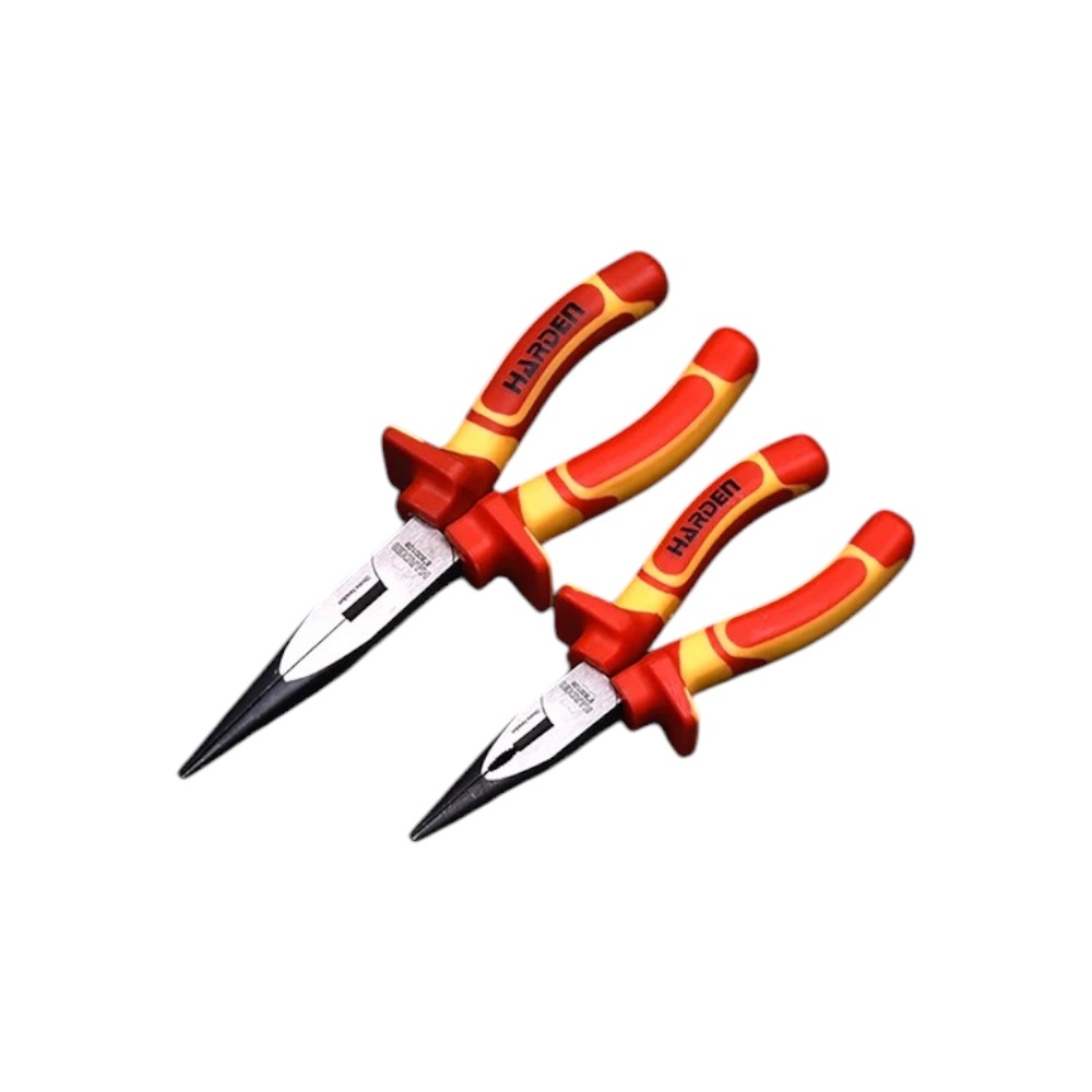 كماشة طويلة هاردن معزولة 2 قطع موديل 800108 - متعدد الألوان