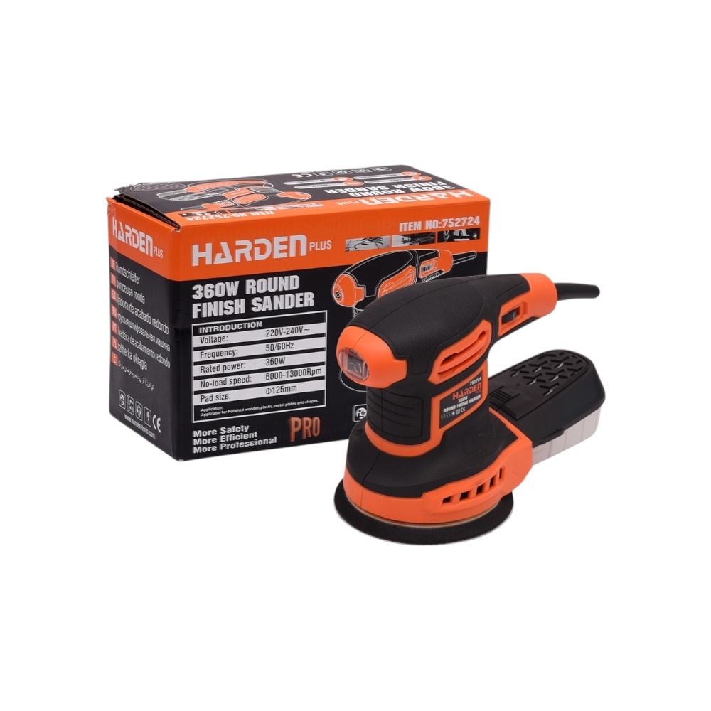 صاقل حزام تشطيب هاردن كهربائي احترافي موديل 752724 -  متعدد الألوان