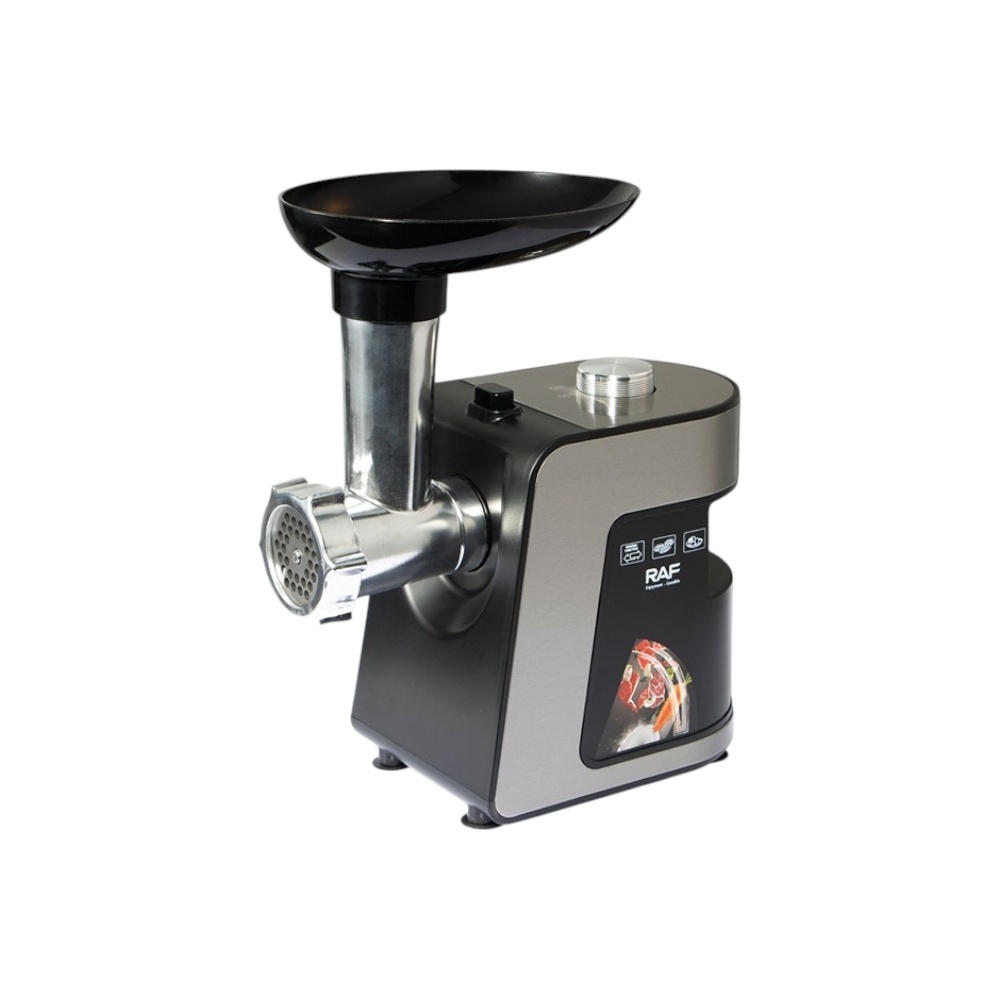 مفرمة لحم وخضروات راف كهربائية 10 في 1 موديل  بقوة 700 وات موديل R.2703 - فضي