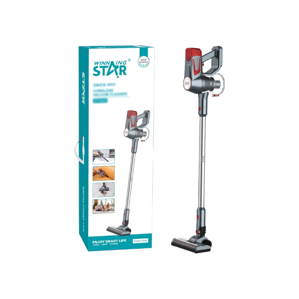 مكنسة كهربائية لاسلكية وينينج ستار بقوة شفط 12 كيلو باسكال وخزان 0.7 لتر موديل ST-5043 - متعددة الألوان