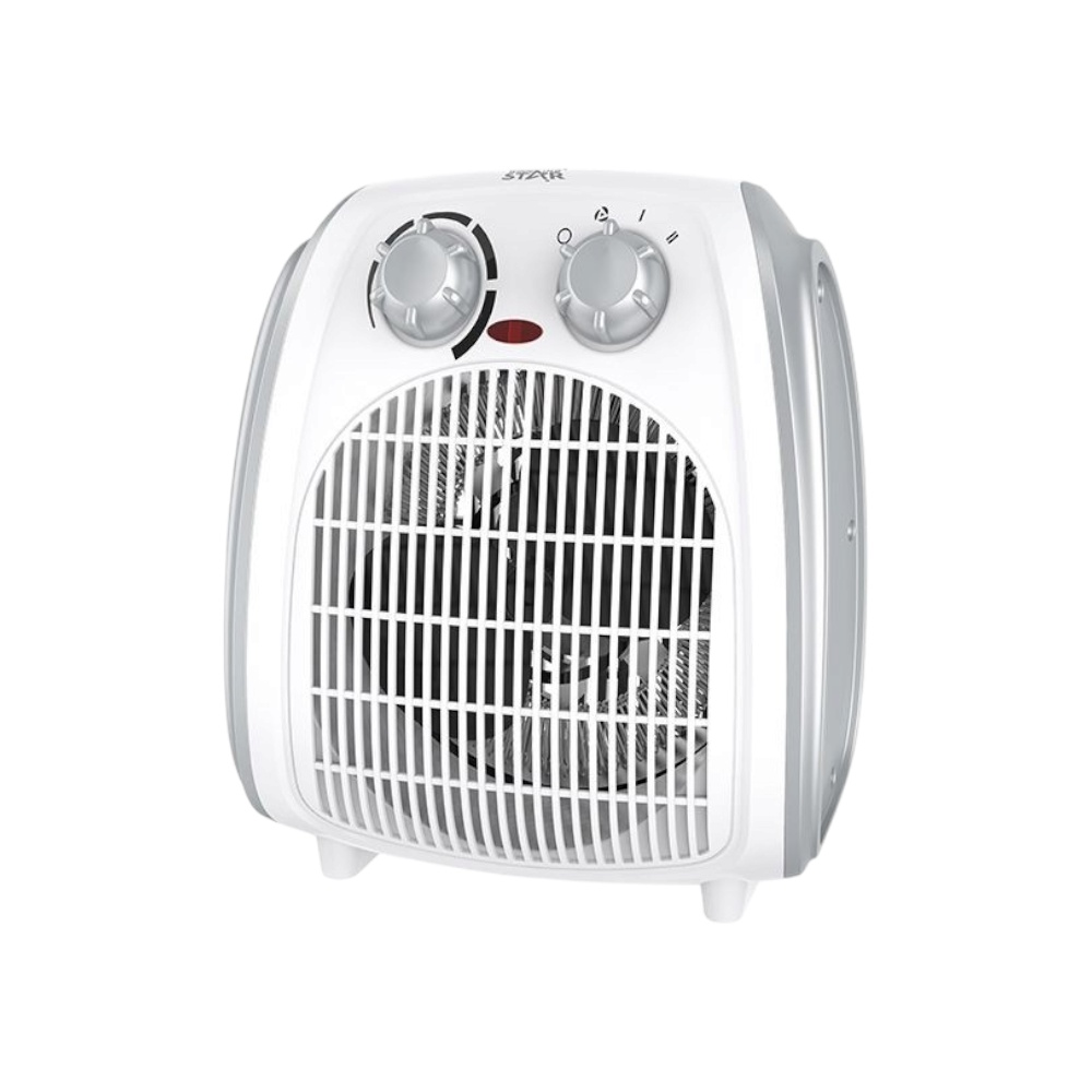 مدفأة كهربائية محمولة وينينج ستار بقوة 2000 واط وإعدادات حرارة متعددة موديل ST-4084 - أبيض