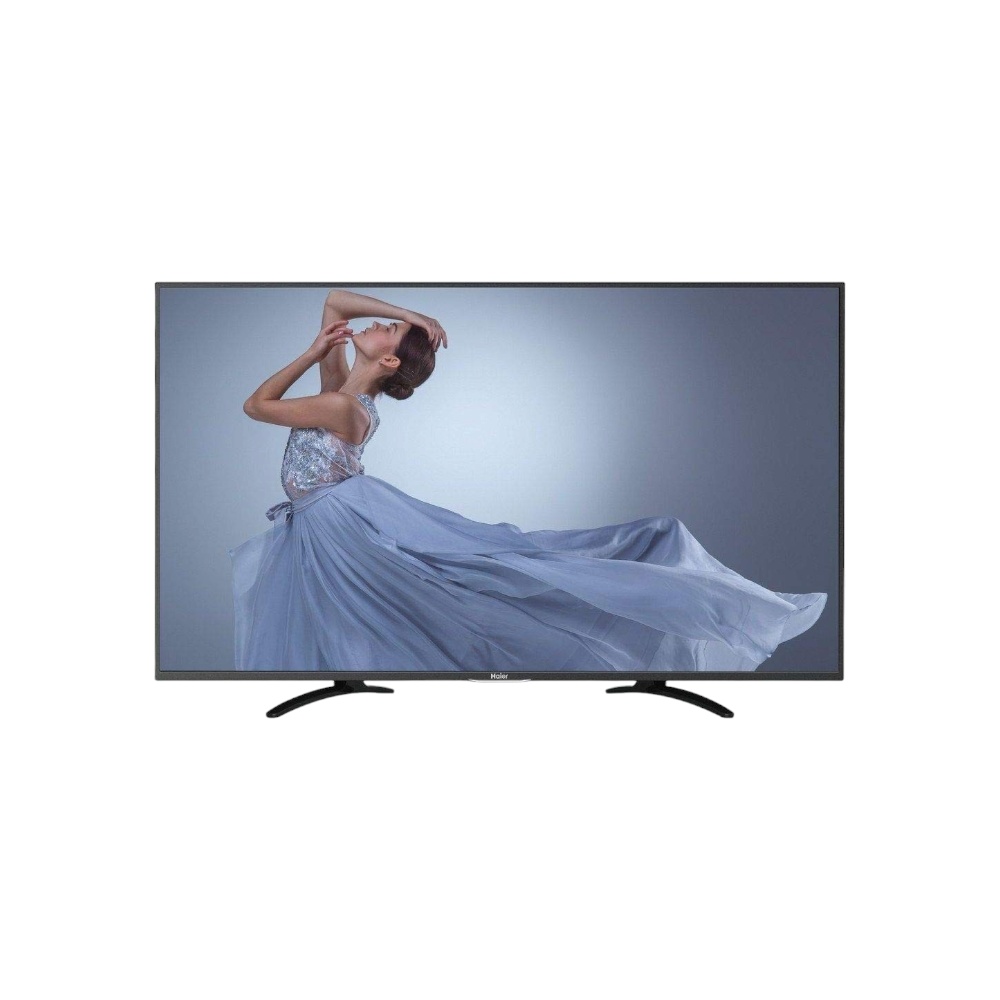 شاشة هاير ذكية بنظام ليد مقاس 32 بوصة موديل LE32U5000A دقة HD Ready - أسود