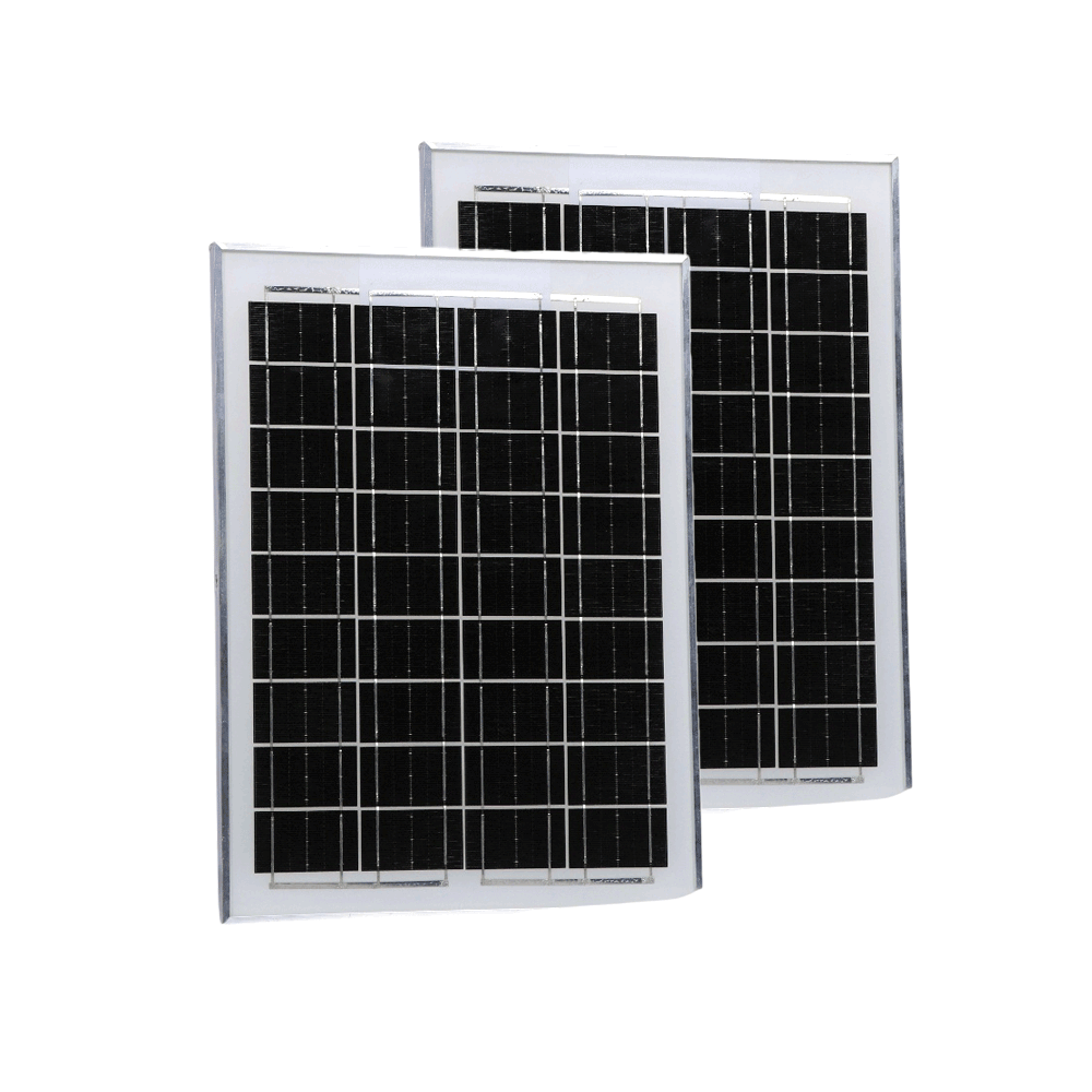 باكج لوح طاقة شمسية قوة البرق بقدرة 10 وات موديل W10 - قطعتين