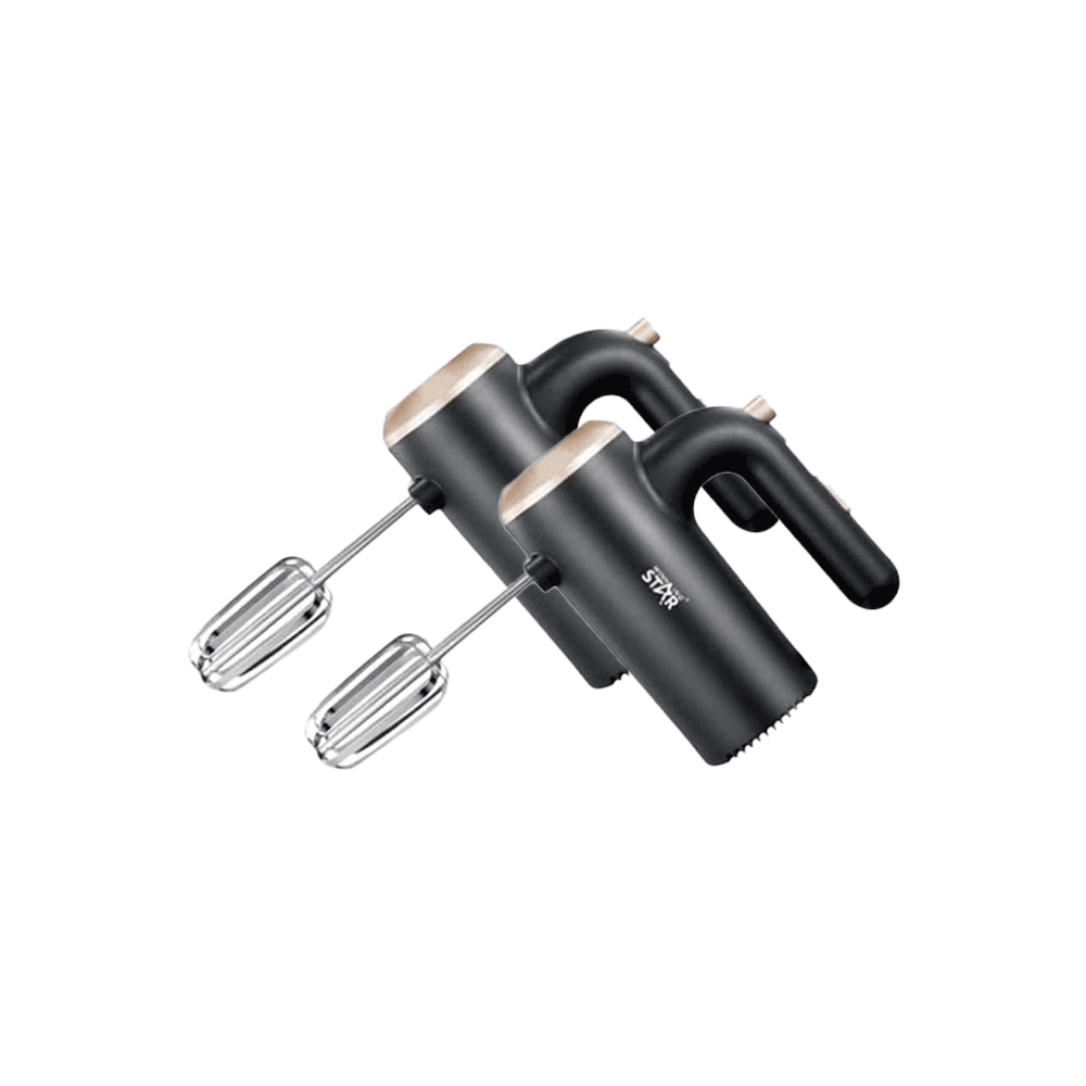 باكج مضرب كهربائي يدوي وينينج ستار قوة ب5 سرعات قوة 150 وات موديلST-5527 - قطعتين