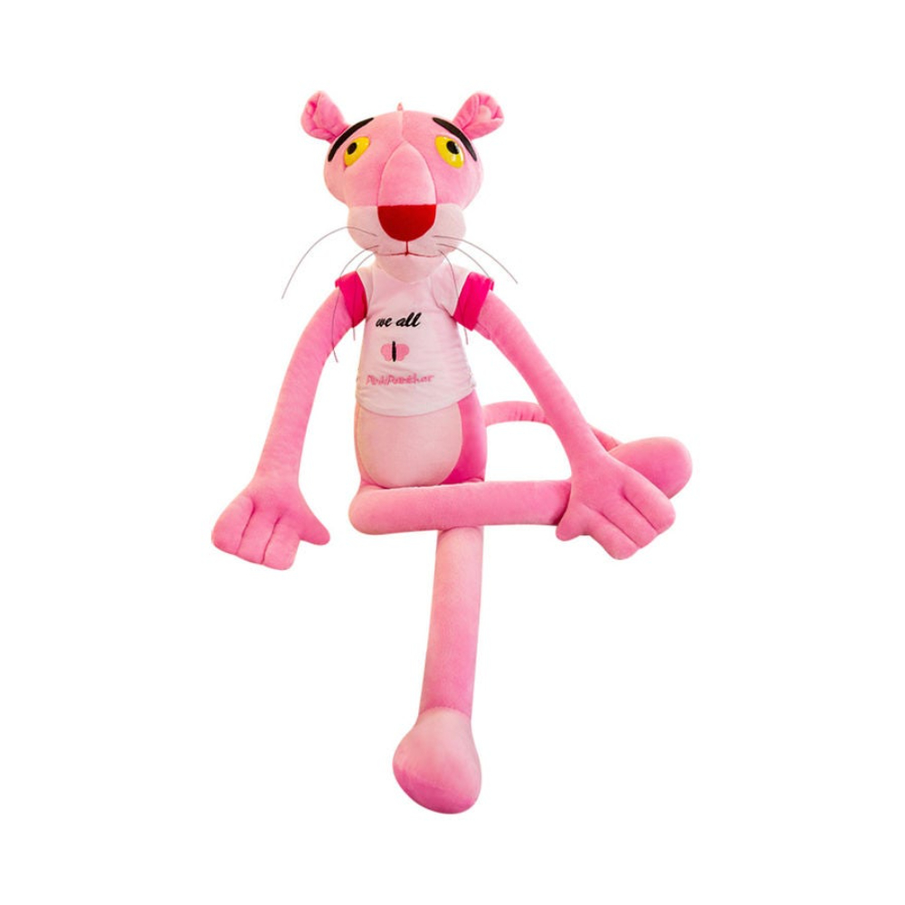 مس تيارا دمية نمر وردي محشوة - 60x30 سم