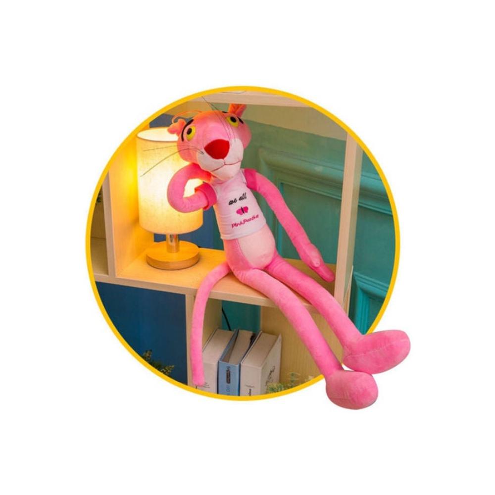 مس تيارا دمية نمر وردي محشوة - 60x30 سم