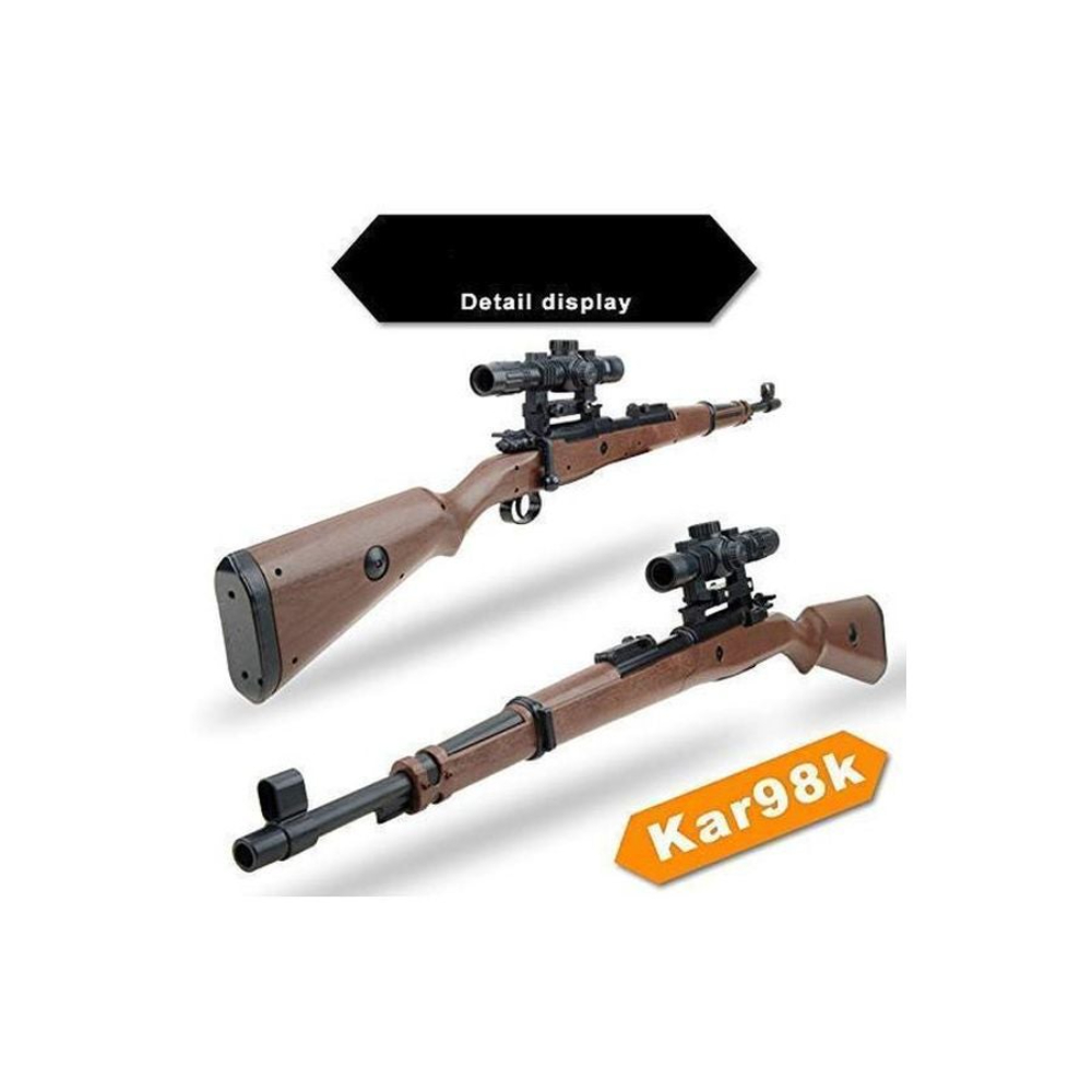 نانداني إنتربرايزيز مسدس مائي ورصاص إسفنجي لعبة ببجي للأطفال - 96x18 سم