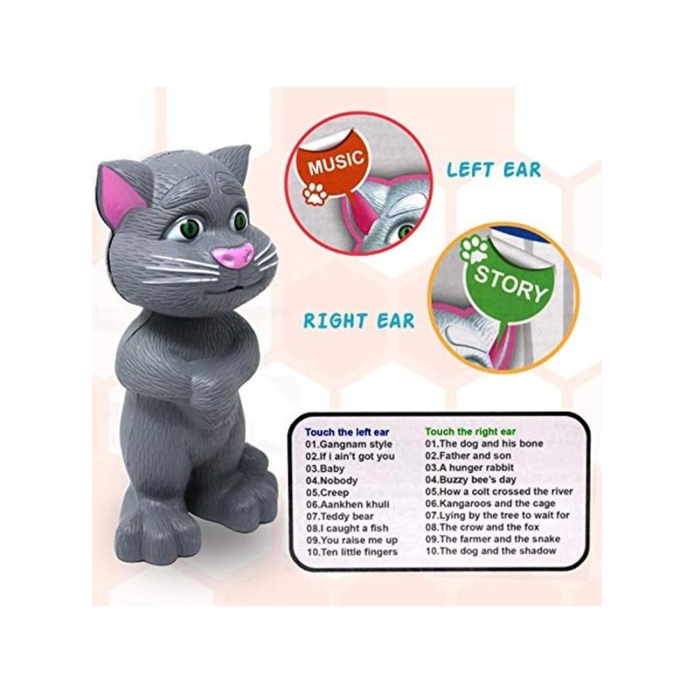 زيست فور تويز دمية موسيقية تفاعلية على شكل قطة متكلمة 