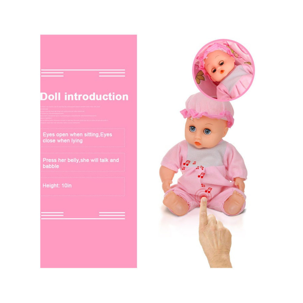 عربة أطفال لدمية - 12 بوصة