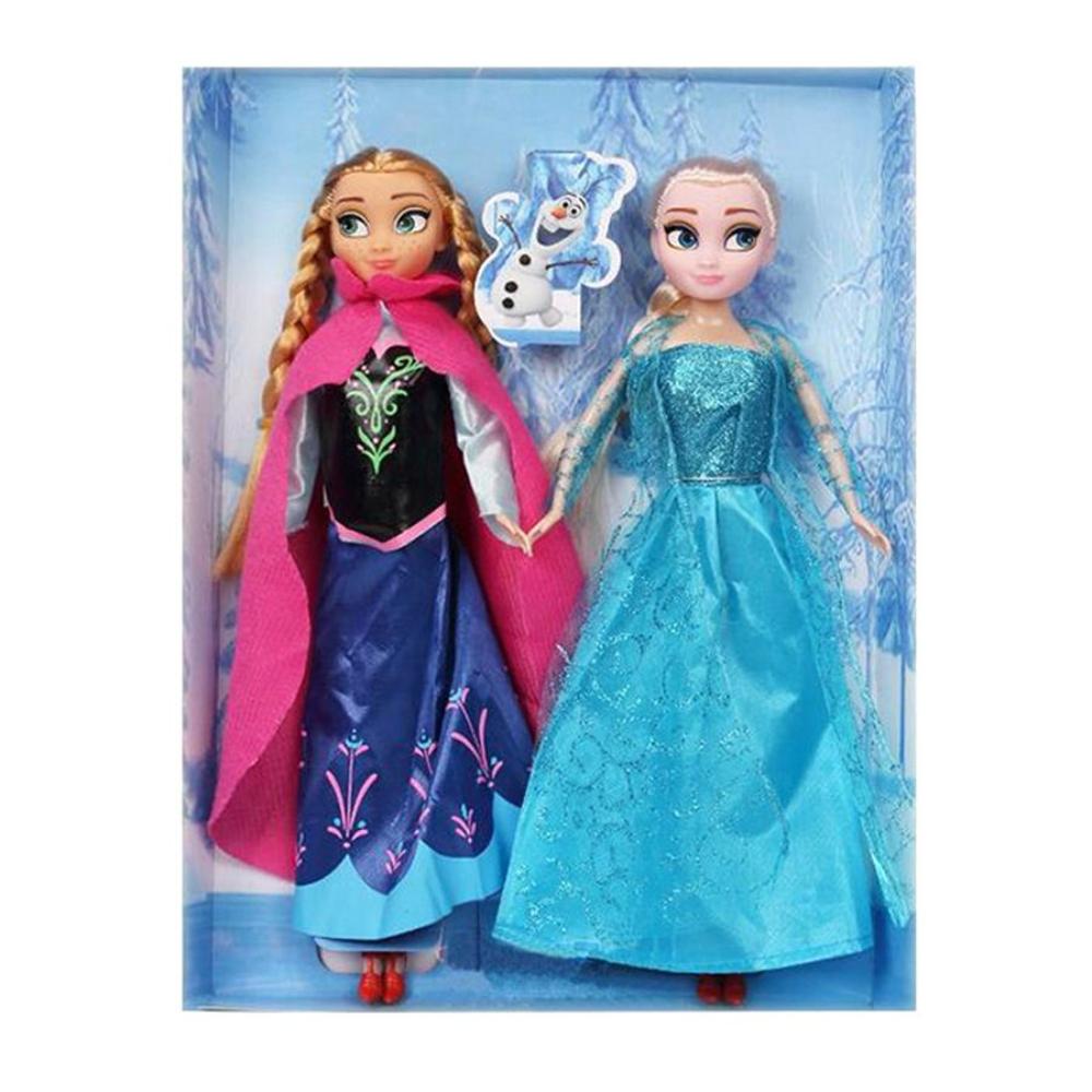 ذا وايت شوب طقم دمى الأميرات إلسا وآنا 29 سم - قطعتين