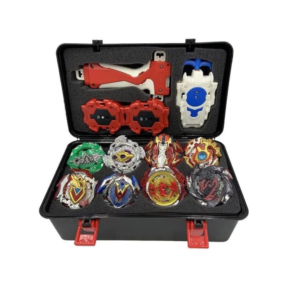  مجموعة بي بليد بيرست مع قاذف وصندوق تخزين - 8 قطع 