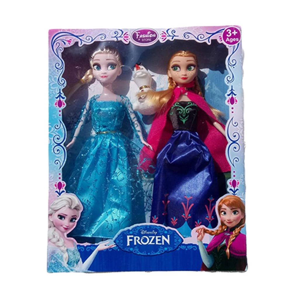 ديزني فروزن طقم دمى إلسا وآنا - قطعتين