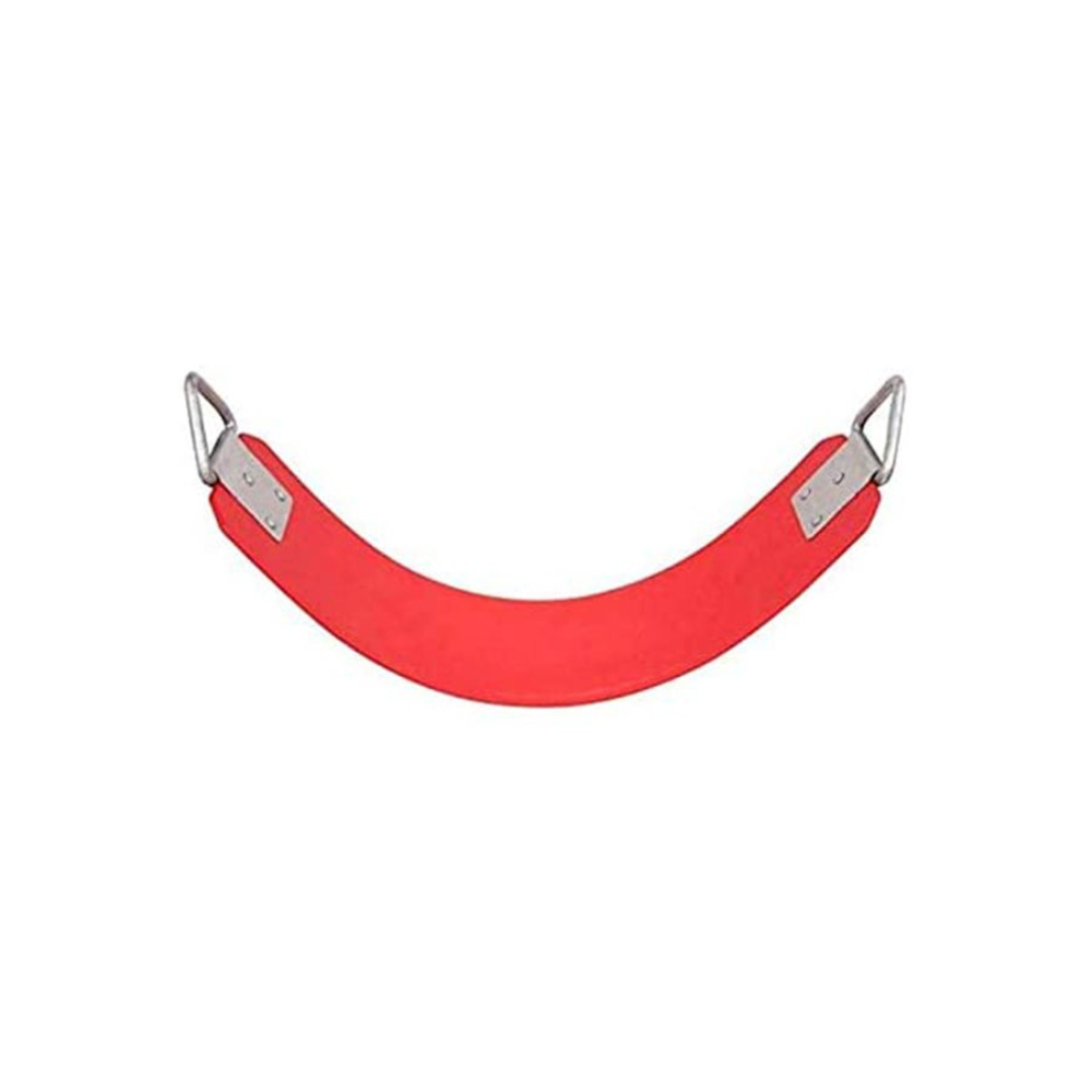 راين بو توي مقعد أرجوحة مرن للأطفال مع سلاسل مطلية موديل SSS-0274-R - أحمر