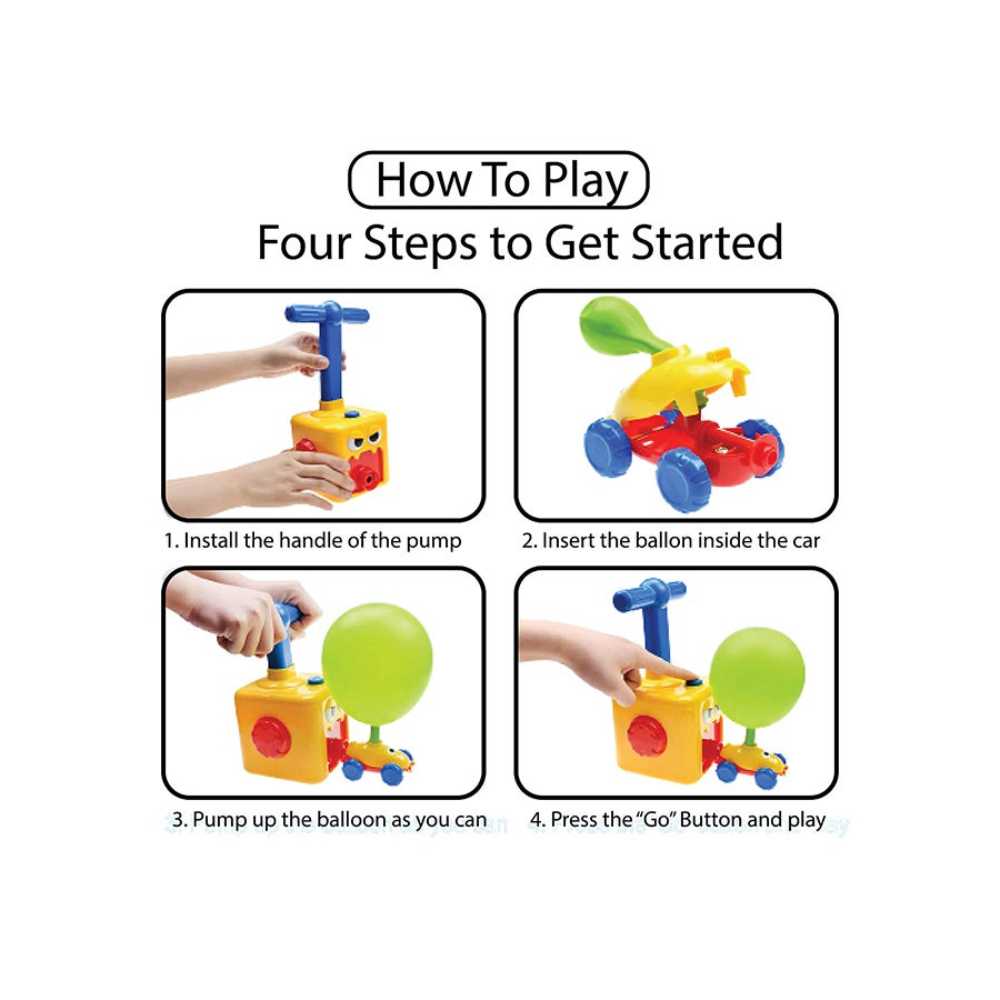 يو كيه آر سيارة هوائية ملونة