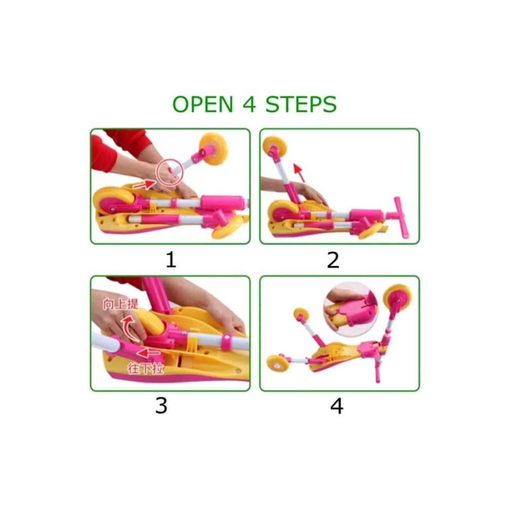 كول بيبي دراجة ثلاثية العجلات قابلة للطي