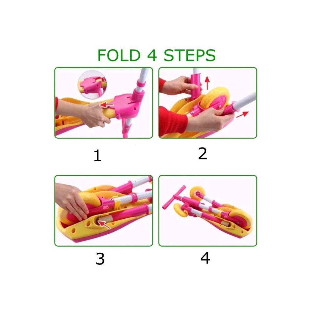 كول بيبي دراجة ثلاثية العجلات قابلة للطي